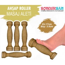 AHŞAP ROLLER AYAK MASAJ ALETİ