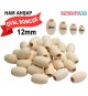 1Kg. Oval Boncuk 12mm